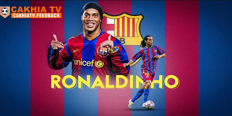 Ronaldinho từng có 5 năm khoác áo đội chủ sân Camp Nou