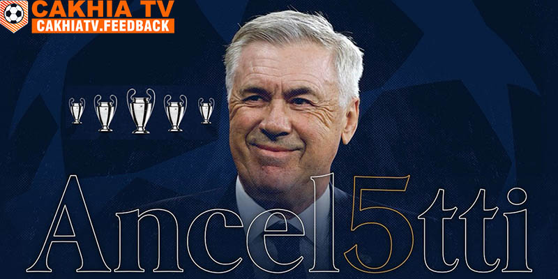 HLV Carlo Ancelotti là một huấn luyện viên vĩ đại