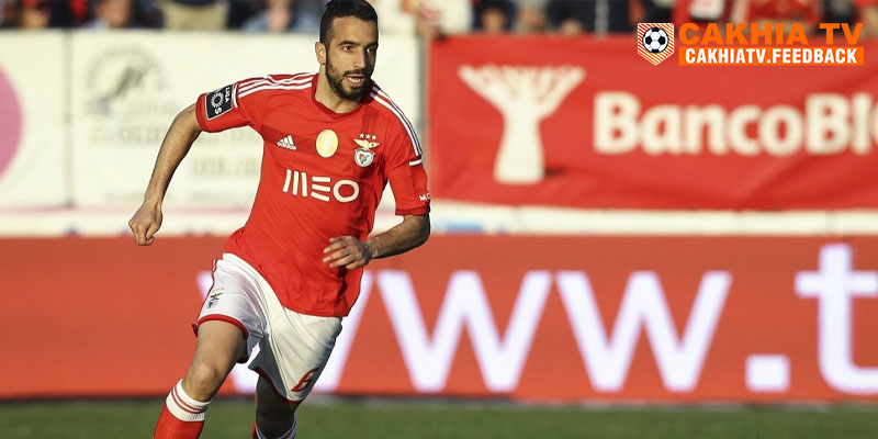 Ruben Amorim từng giành nhiều danh hiệu trong màu áo Benfica